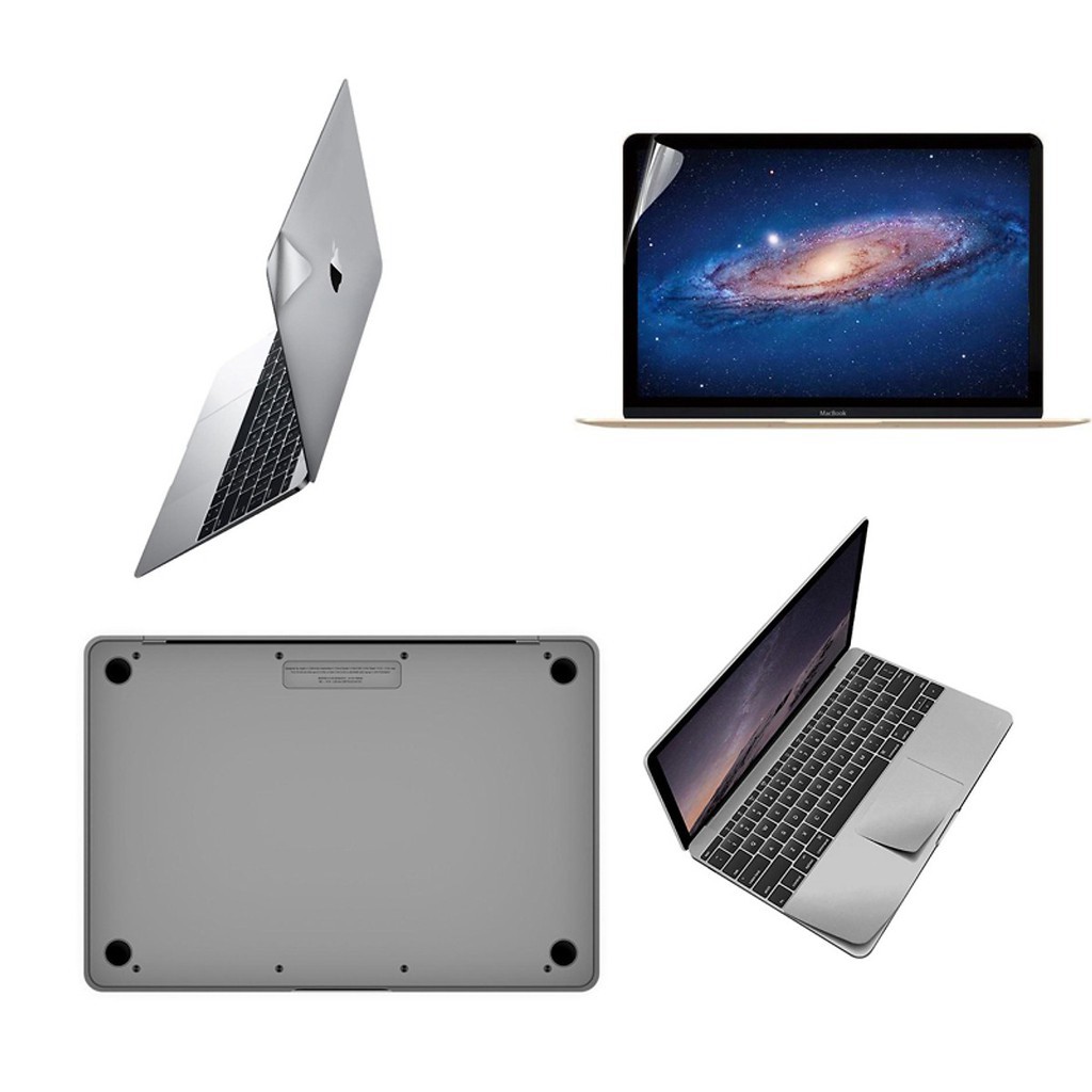 Bộ dán 5in1 cho New Macbook 12 inch Full Body JCPAL MacGuard