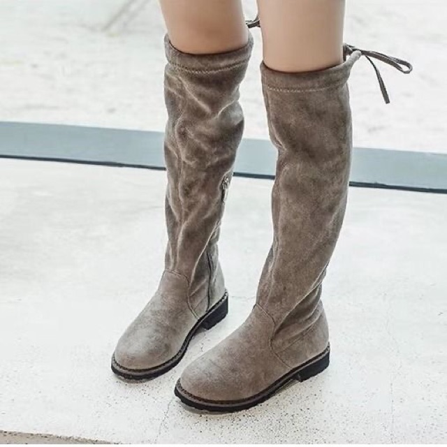 Boot cao cổ buộc dây bé gái | BigBuy360 - bigbuy360.vn