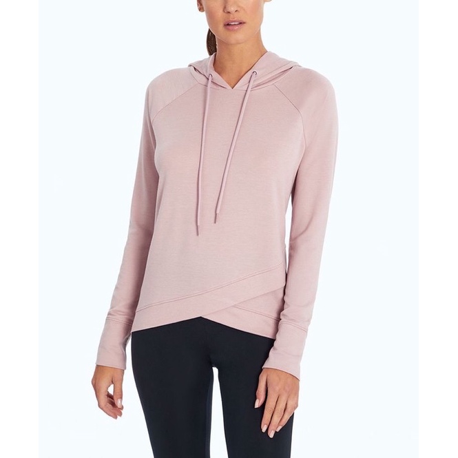 Áo hoodie nữ chéo tà