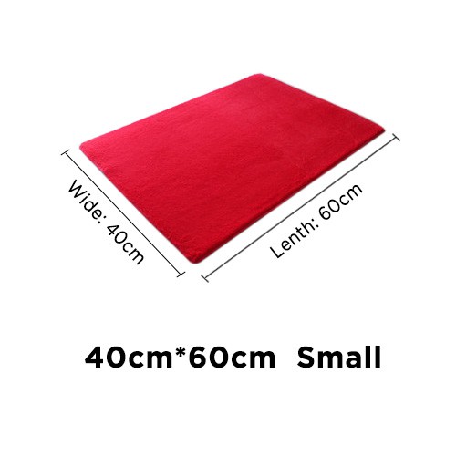 Thảm nền nhà phòng khách, phòng ngủ hình chữ nhật mềm mịn chống trơn trượt