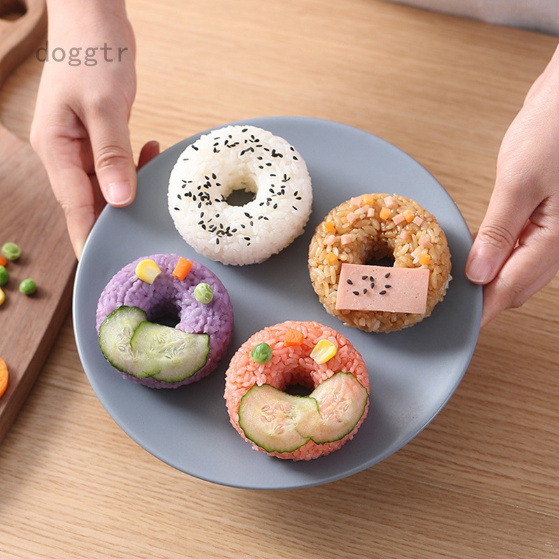 Khuôn Làm Cơm Nắm/ Sushi Hình Bánh Donut Phong Cách Nhật Bản Độc Đáo DIY