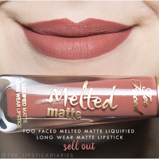 Toofaced melted matte màu Sell Out