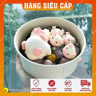 Khuôn silicon 4D heo nằm