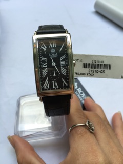 Đồng hồ nam nữ Royal dây da