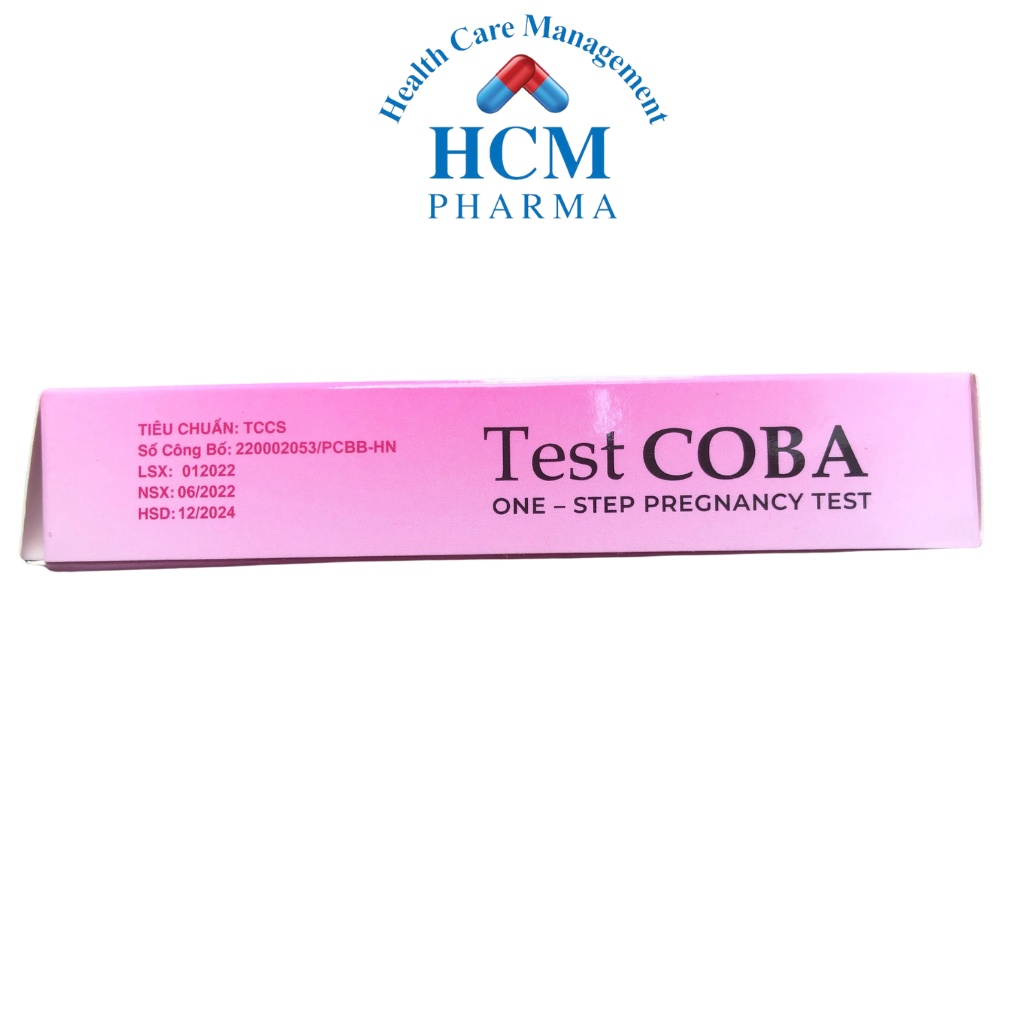 Que thử thai 2 vạch TEST COBA công nghệ mới, cho kết quả chính xác siêu nhanh, chỉ sau 60s HCM PHARMA DHG17