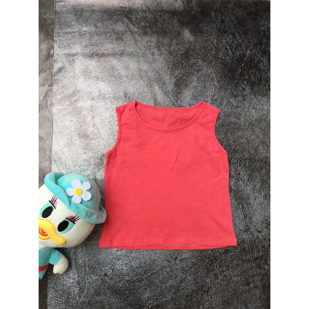 Áo baby ba lỗ cotton 100% đủ size từ 6 tháng 3 tuổi