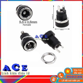 Jack dc cái 5.5*2.1mm, jack sạc dc, jack