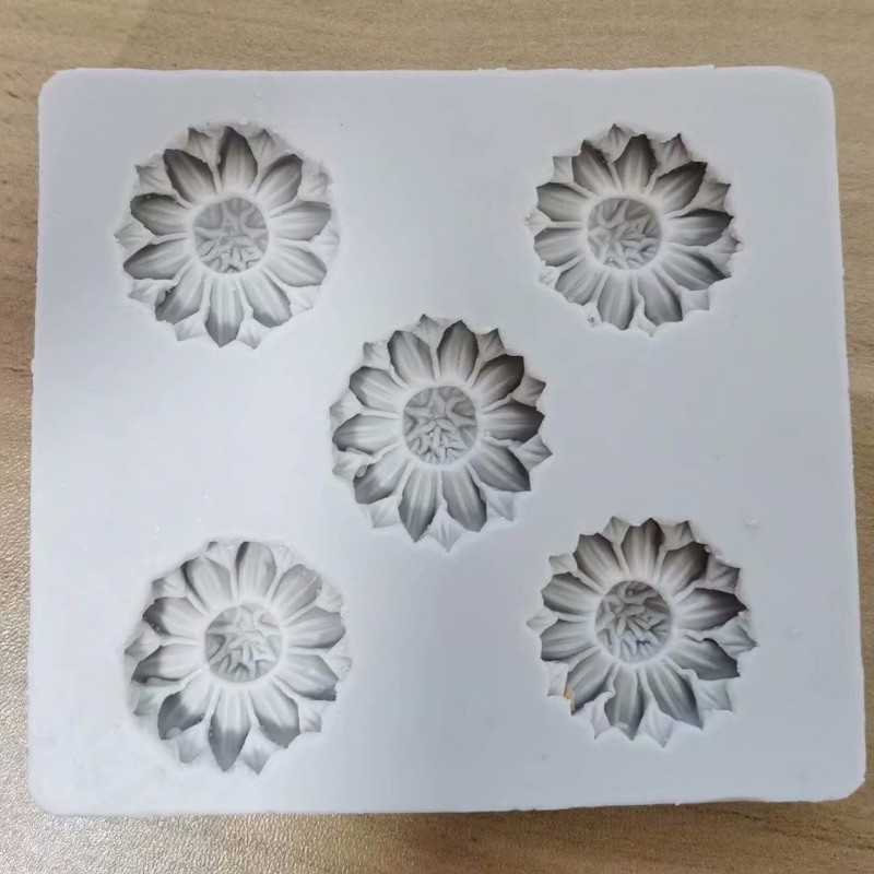 silicon 5 hoa nhí cánh kép