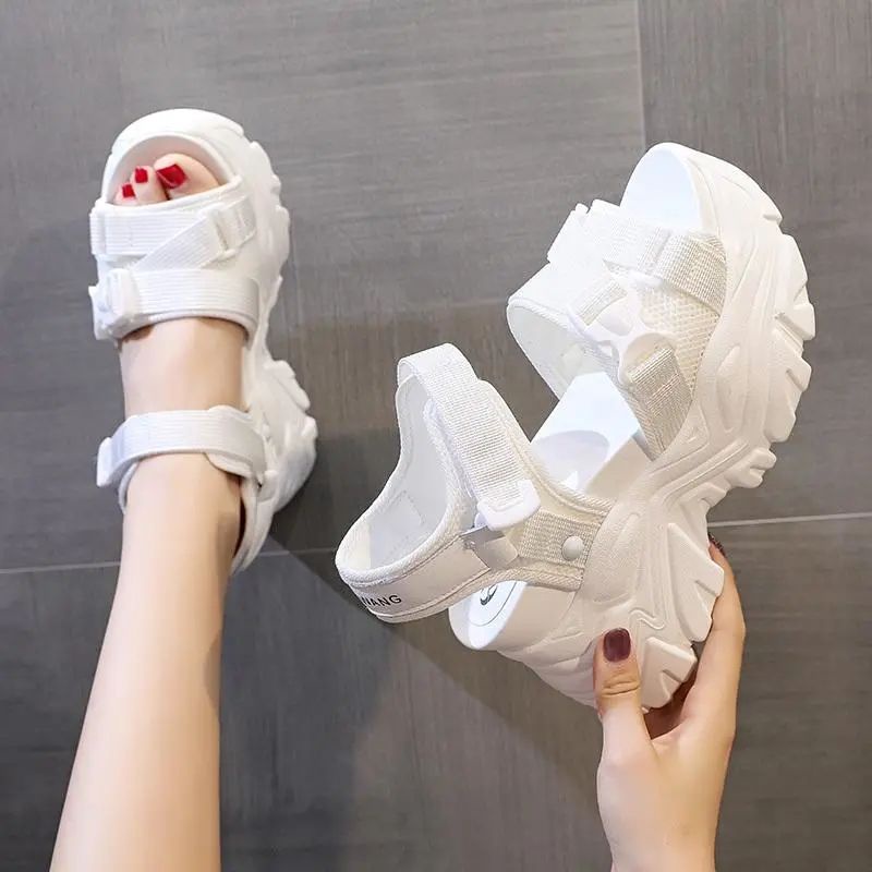 Giày Sandal Phong Cách La Mã Đế Dày Thời Trang Mùa Xuân Dễ Phối Đồ