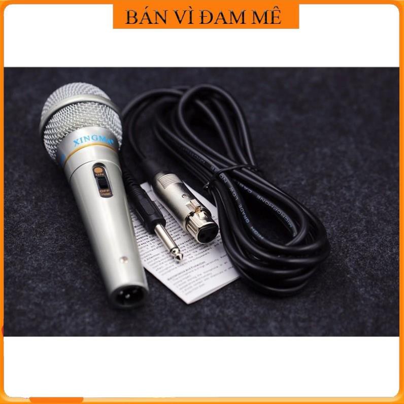 Micro Karaoke Chống Hú, Độ nhạy - hút âm cao - TOP Mic Hát Karaoke mẫu mới,Mic karaoke xingma. Bảo hành 1 đổi 1