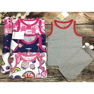 Bộ ba lỗ carters bé gái