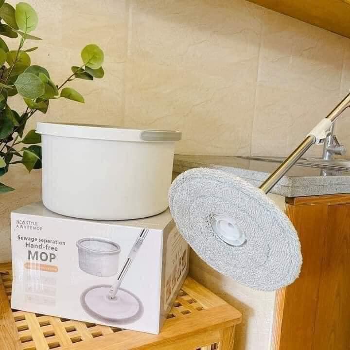 Bộ Chổi Lau Nhà Tự Vắt 360 Độ Thông Minh HAND - FREE MOP