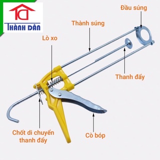 Súng bắn keo silicone BOSMAN
