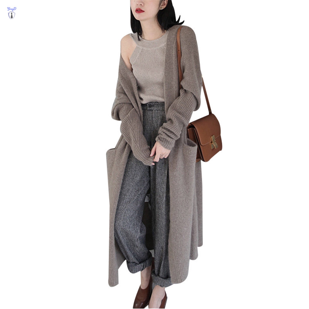 Áo khoác len dáng dài thời trang dành cho nữ