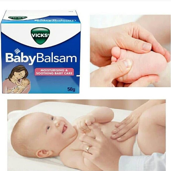 Dầu bôi giữ ấm ngực Vick’s BaBy Balsam 50g cho bé