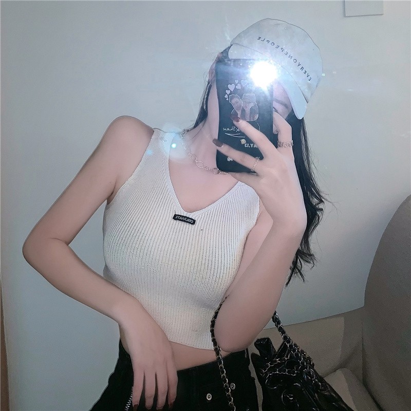 Cocory vn Áo Croptop Sát Nách Thời Trang Mùa Hè Cho Bạn Gái