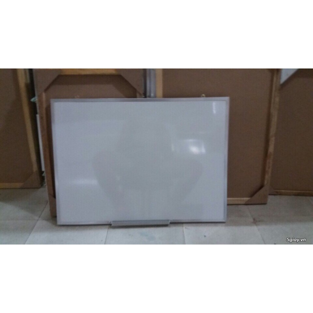 Bảng mica trắng viết bút lông 120 x 140cm -  tặng bút lông & lau bảng