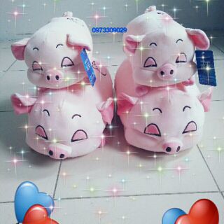 Set chăn gối Heo hồng 2 trong 1