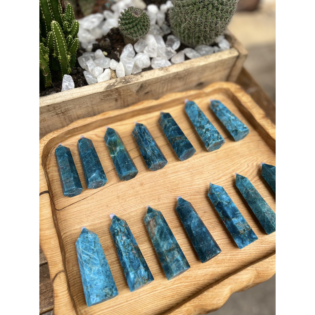 Trụ đá Apatite - Apatite Point | Trụ đá thanh tẩy, tarot, sưu tầm | CADA DECOR