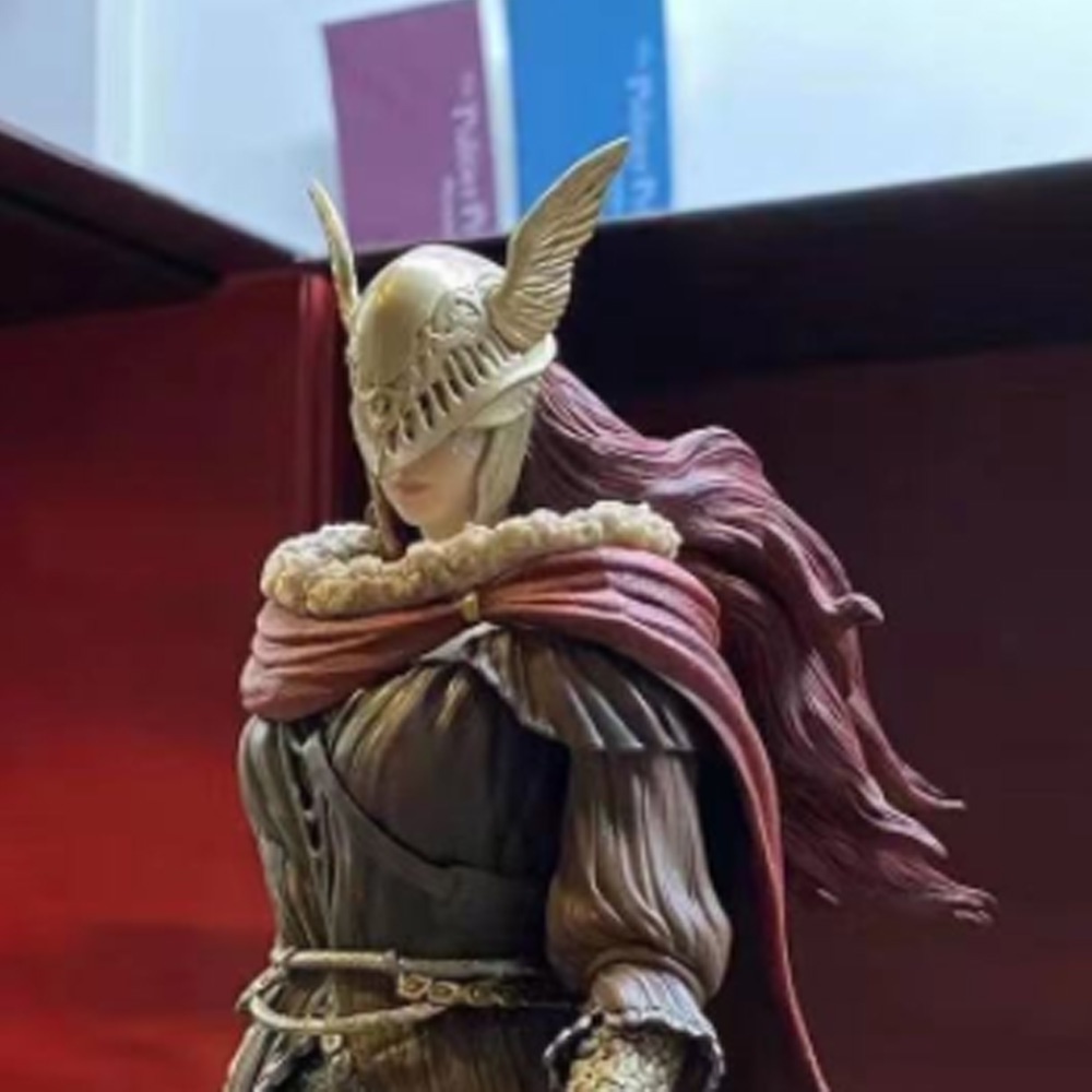 Elden Ring Valkyrie Statue Collection Resin Sculpture Crafts Home Decoration Ornament