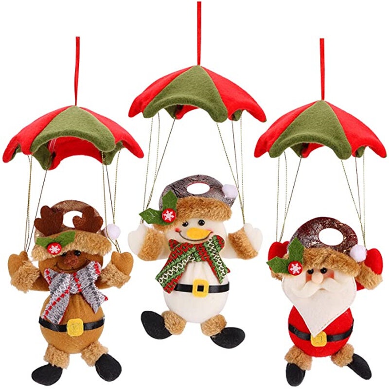 Phụ kiện treo trang trí cây thông noel hình cây dù dễ thương