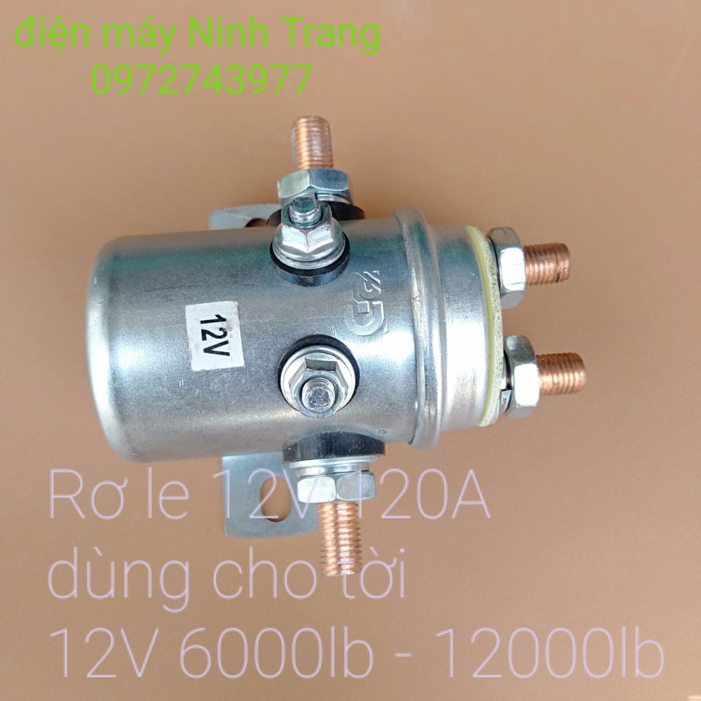 Phụ kiện tời điện 12v ắc quy , tay cầm, công tắc ,rơ le 12v24v Tay cầm điều khiển từ xa không dây