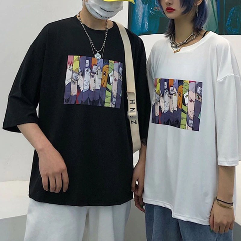 ÁO THUN TAY LỠ NAM NỮ NARUTO