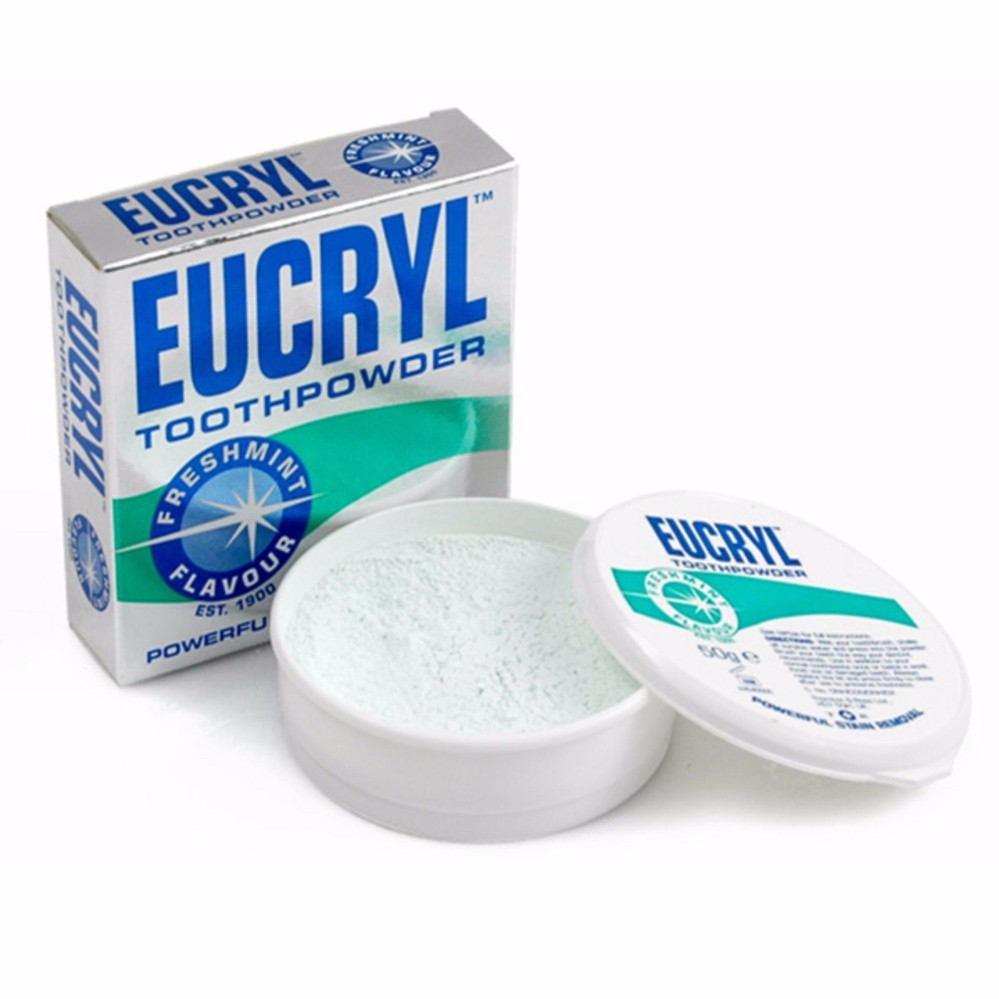 Bột làm trắng răng EUCRYL Tooth Powder 50g