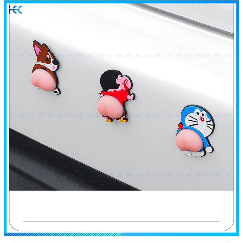 Miếng Dán Cao Su Dễ Thương Chống Va Chạm Chống Trầy Cho Cửa Xe Hơi