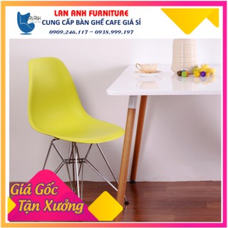 Ghế nhựa Eames chân sắt xi ( LA-C004)