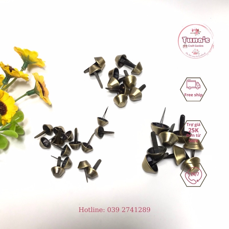 Chân nấm gắn đáy túi xách set 4c