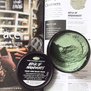 MẶT NẠ ĐẤT SÉT BẠC HÀ MASK LUSH – Mask Of Magnaminty