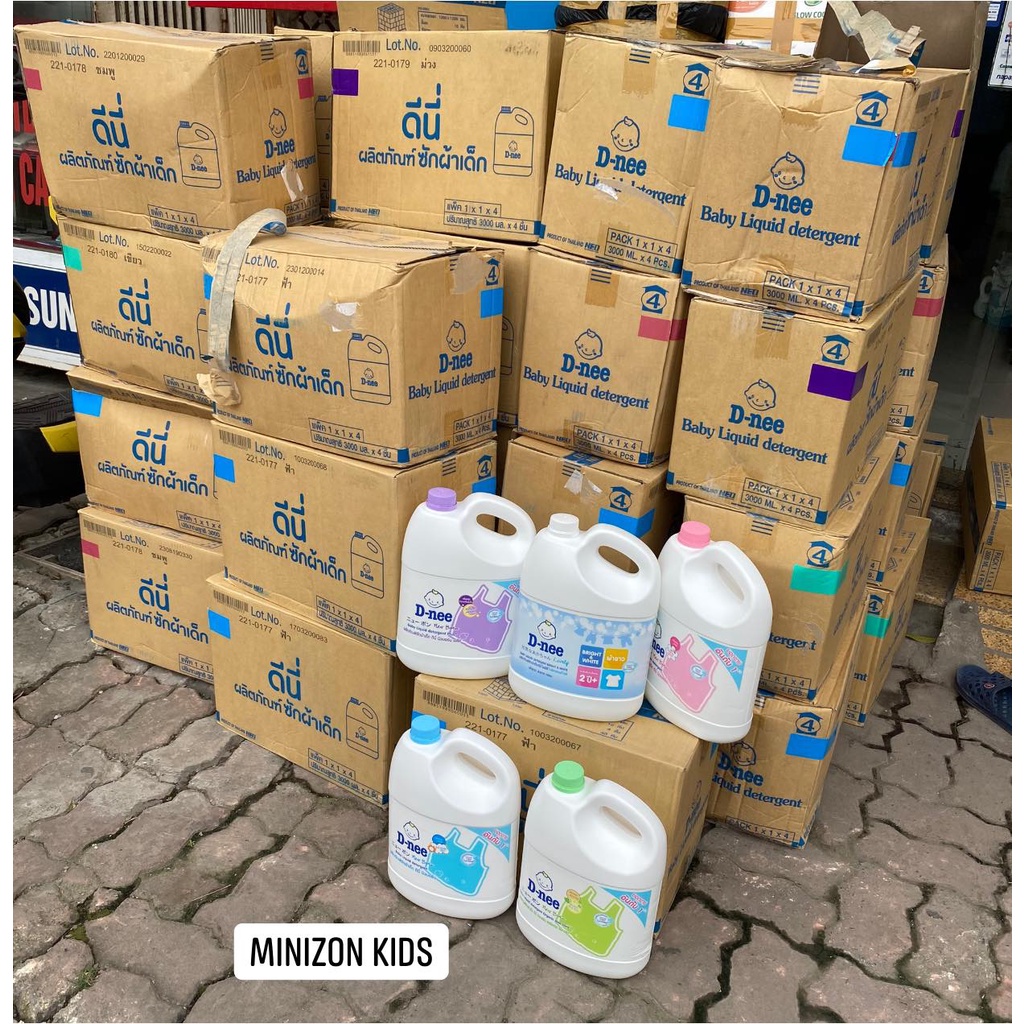 Nước Giặt Xả Dnee Thái Lan Chai 3 Lít Mẫu Mới