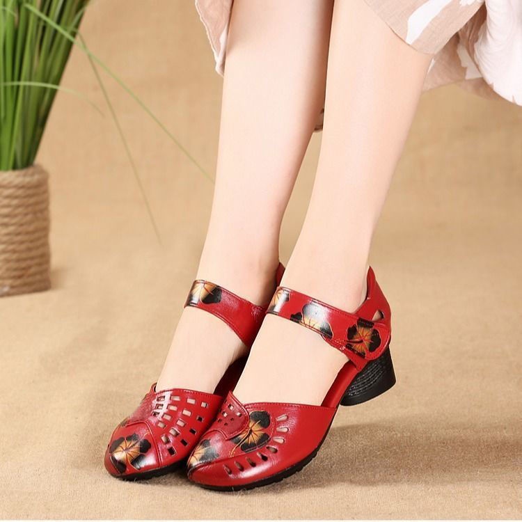 Giày Khiêu Vũ Đế Mềm Phong Cách Dân Tộc 2022 Dành Cho Nữ