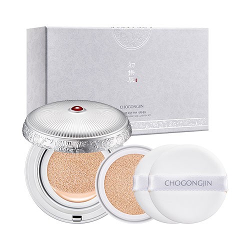 Phấn Nước Missha Chogongjin Seolbon Whitening Silk Cushion Special Set 15g * 2