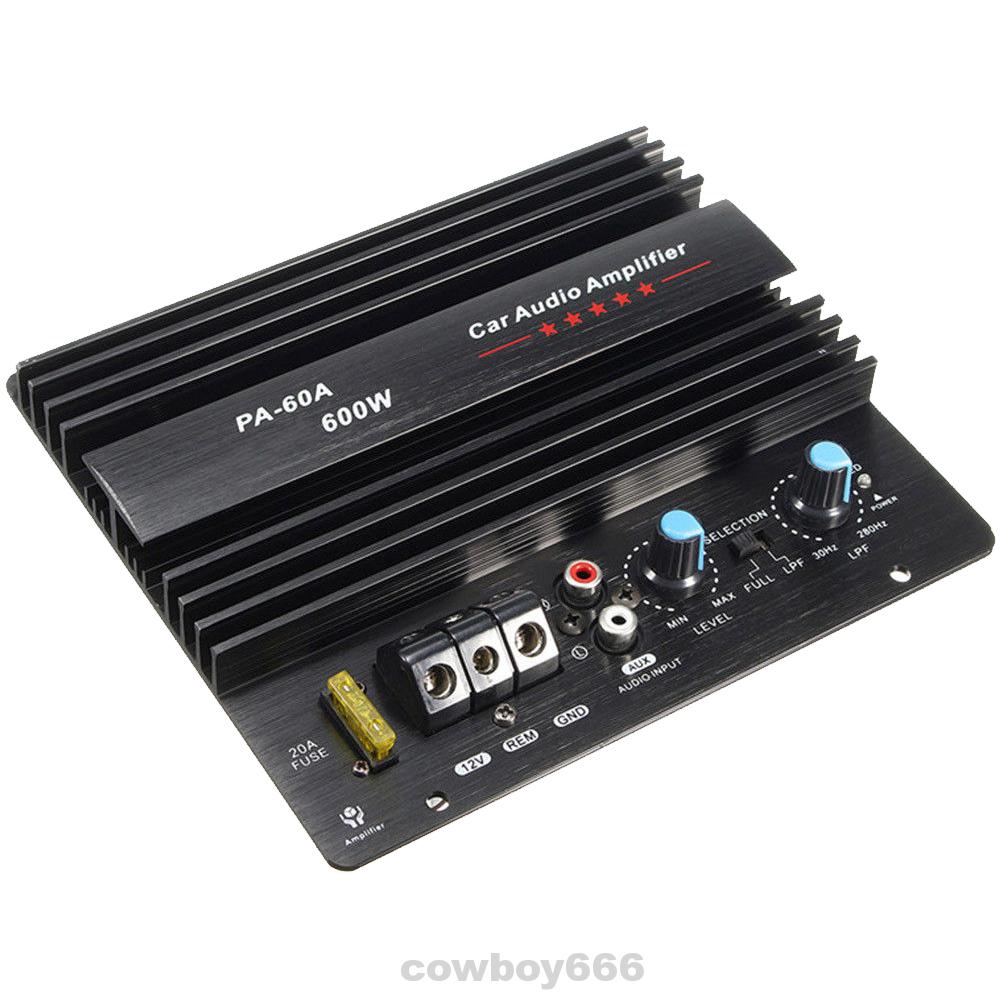 12V 600W PA-60A Lossless Subwoofer Mono Channel Amplifier Board