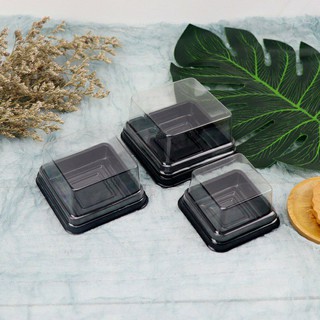 set 10 hộp đựng bánh trung thu đế đen 125g-150g