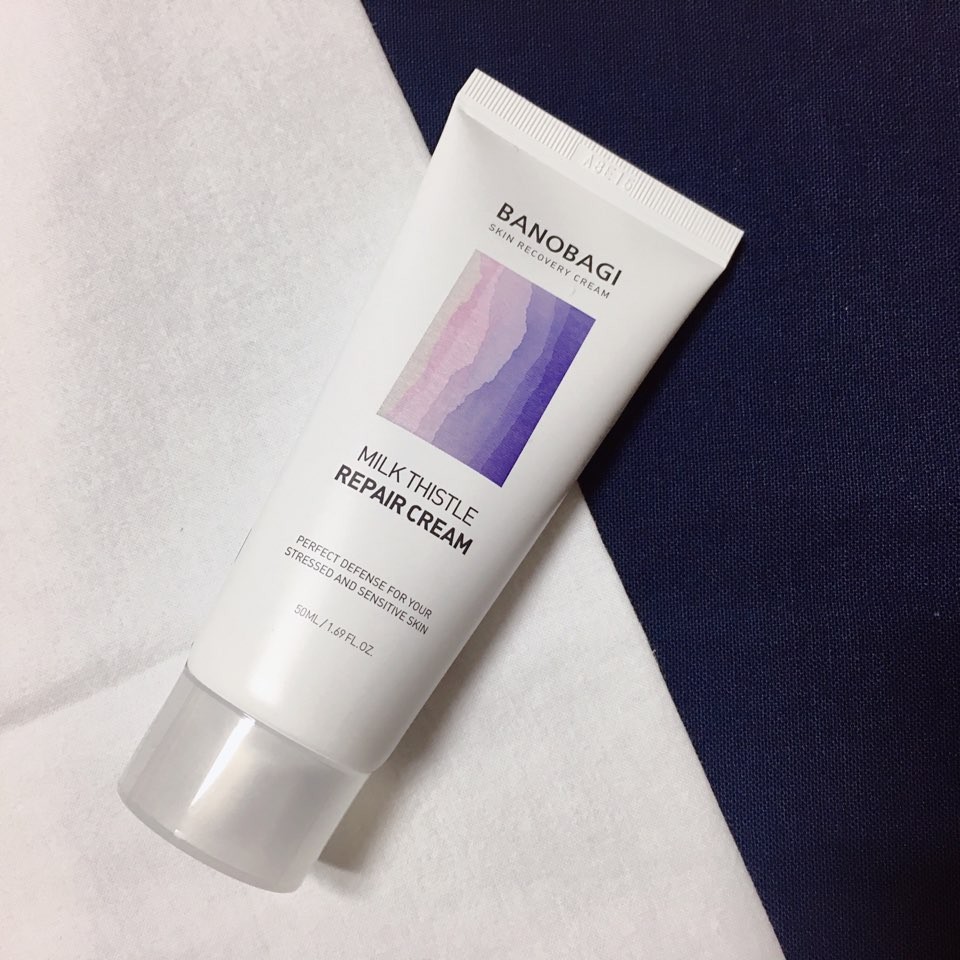 Kem dưỡng giảm mụn, phục hồi da Banobagi Milk Thistle Repair Cream 50ml