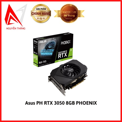 Vga Card màn hình Asus PH RTX 3050 8GB PHOENIX bản thường new chính hãng