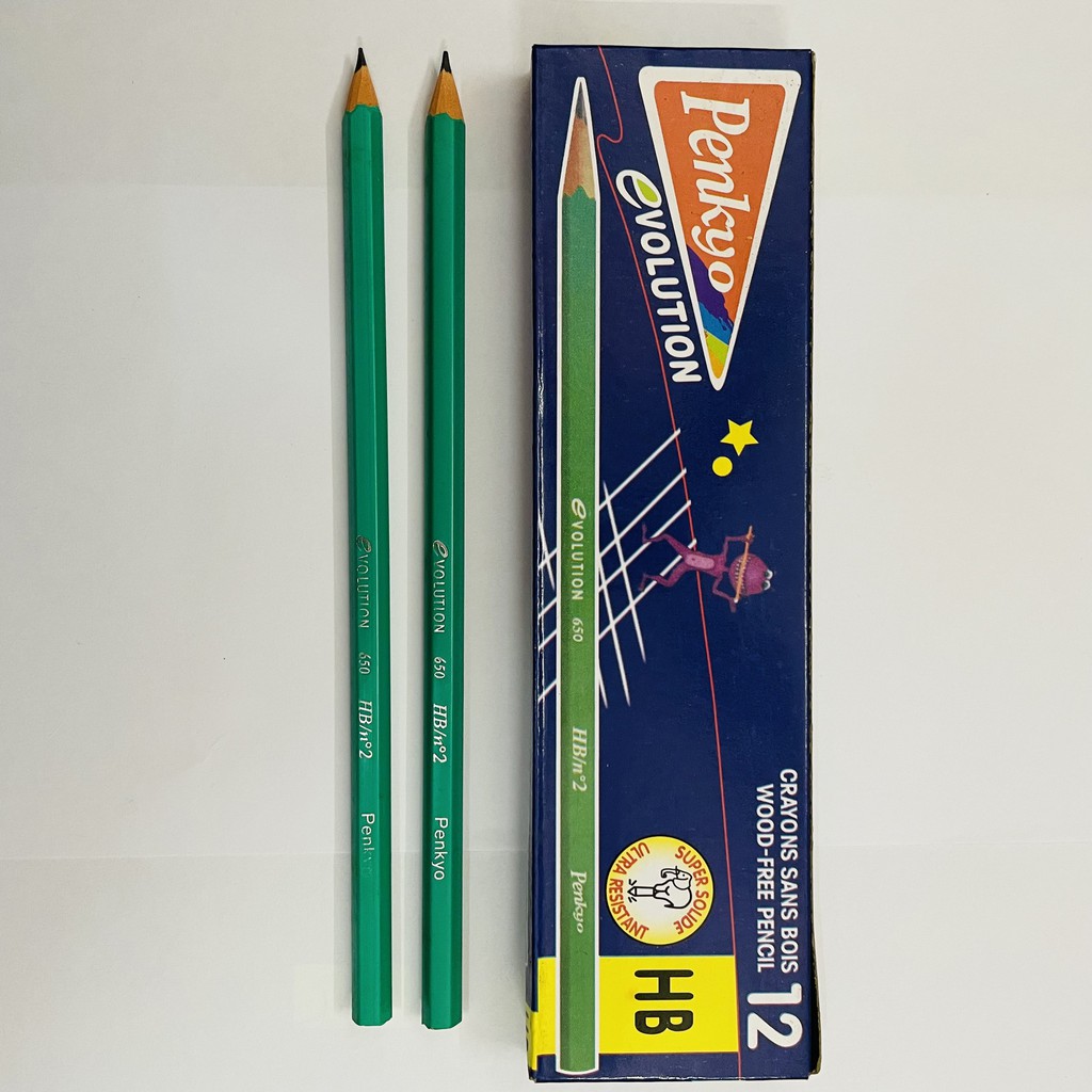 Bút chì gỗ lục giác HB Pháp hàng tốt, Bút chì cho học sinh