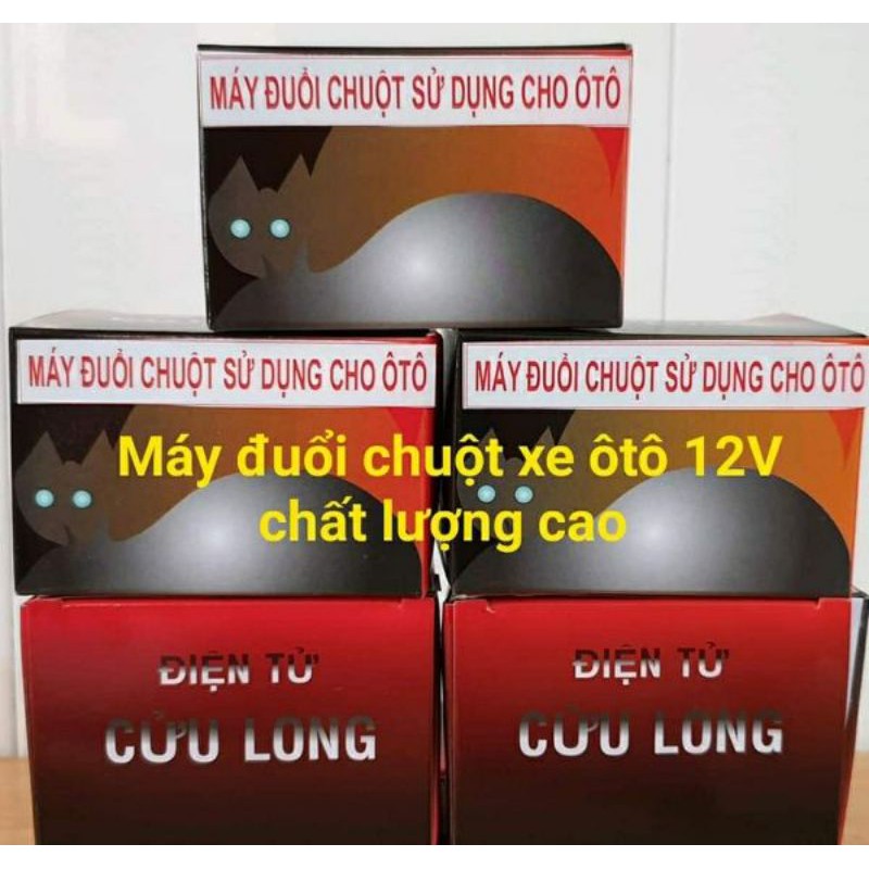 Máy Cửu Long Đuổi Chuột Xe Hơi Ôtô_ Thiết Bị Chống Chuột Cắn Dây Điện  Côn Trùng Trong Xe Hơi_ÔtôDùng Sóng Siêu Âm