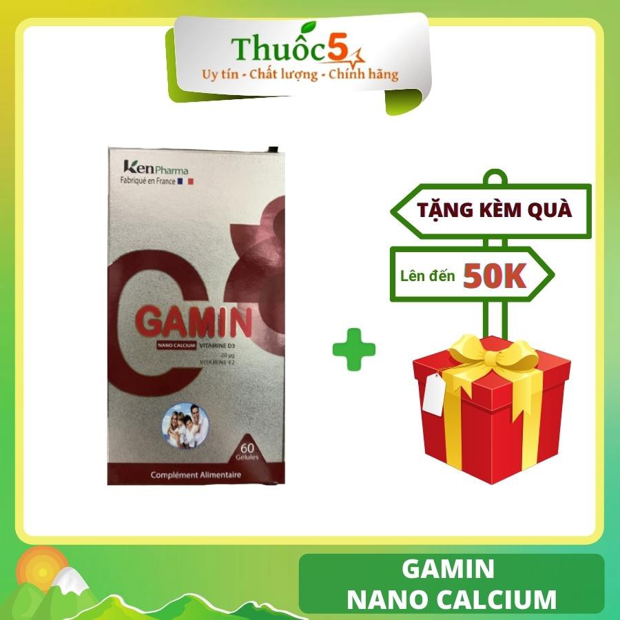 Gamin Nano Calcium bổ sung canxi hộp 60 viên