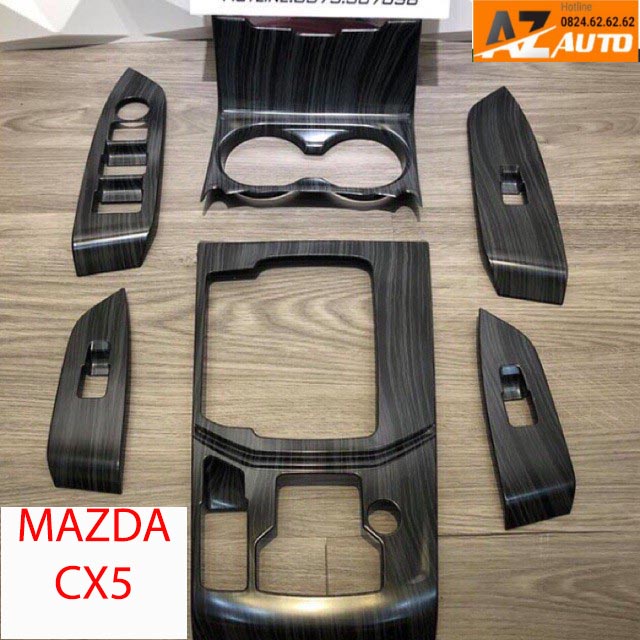 Ốp nội thất Mazda CX5 2018-2021 , Vân gỗ cao cấp