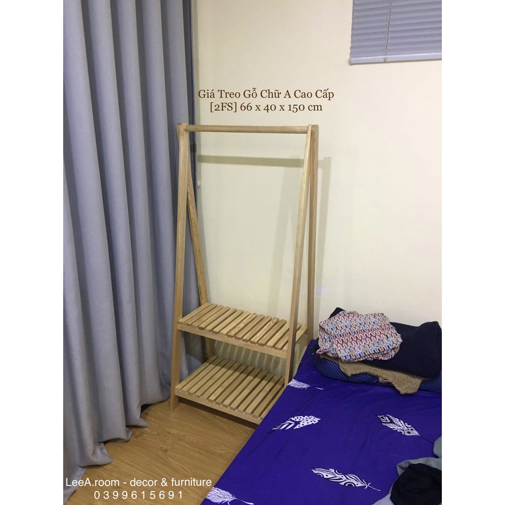 Giá Treo Gỗ Chữ A Cao Cấp - Size 2fs - Gỗ Tần Bì | BigBuy360 - bigbuy360.vn