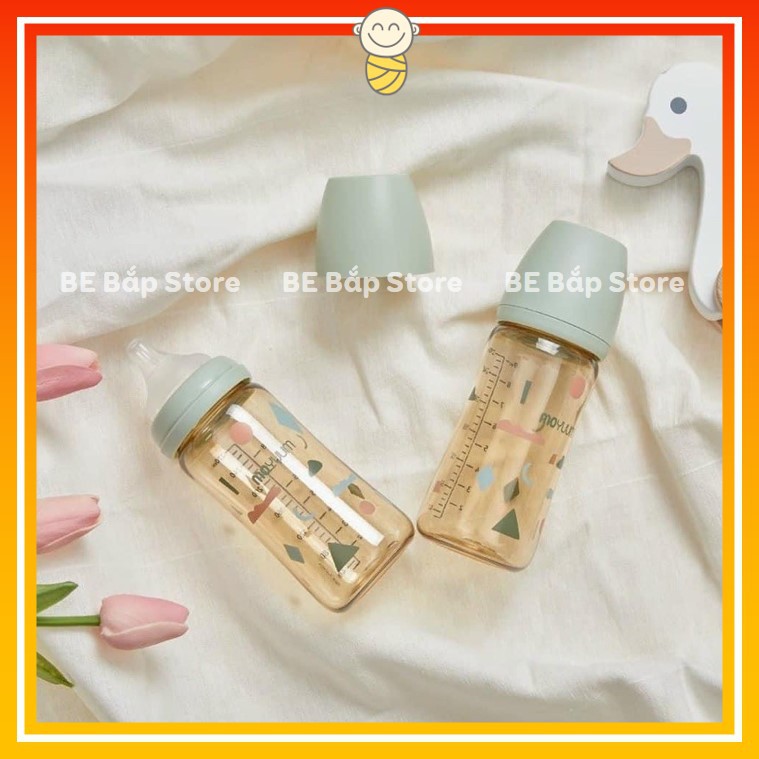 Bình sữa Moyuum Cloud Limited⚡𝟭𝟬𝟬% CHÍNH HÃNG⚡Họa Tiết/Moyuum Mây ☁️ 170ml/270ml [HỖ TRỢ ĐỔI NÚM]