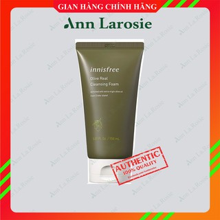 Sữa rửa mặt từ dầu oliu Olive Real Cleansing Foam Innisfree 150ml