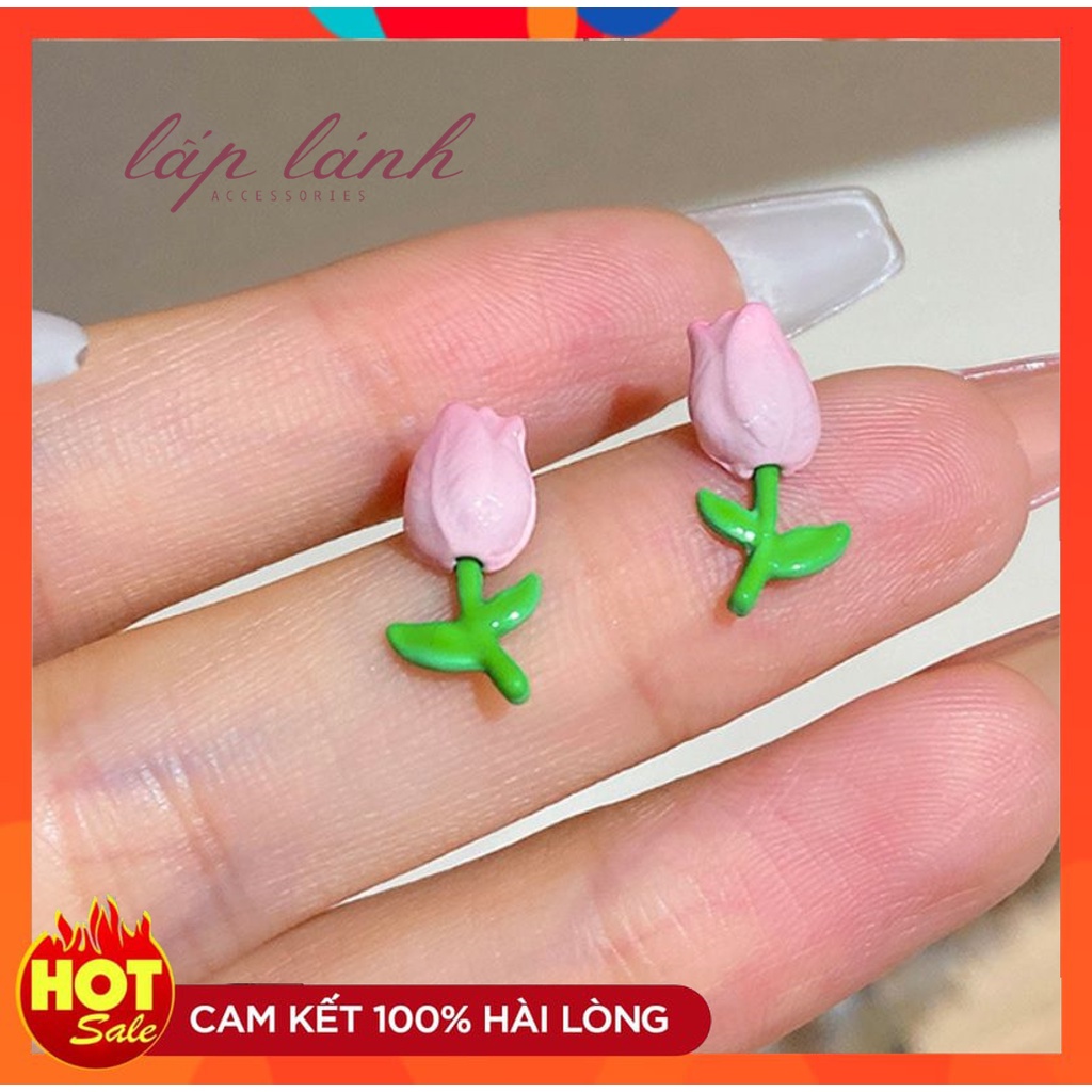[HOT]  BÔNG TAI KHUYÊN TAI HÌNH HOA TULIP XINH XẮN ĐÁNG YÊU DỄ THƯƠNG PHONG CÁCH HÀN QUỐC NGỌT NGÀO THỜI TRANG 223BT092