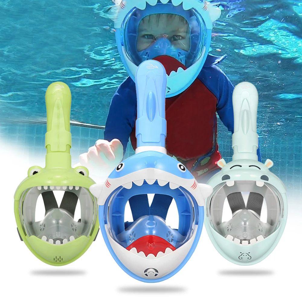 Kính Bơi Lặn Chống Sương Mù In Hoạt Hình Dễ Thương Cho Bé