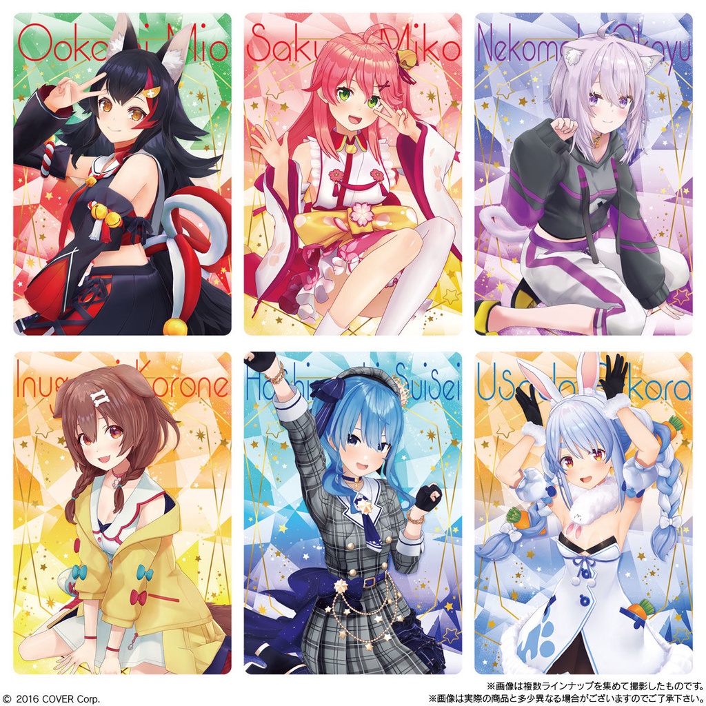 Thẻ bài nhân vật Hololive Wafer