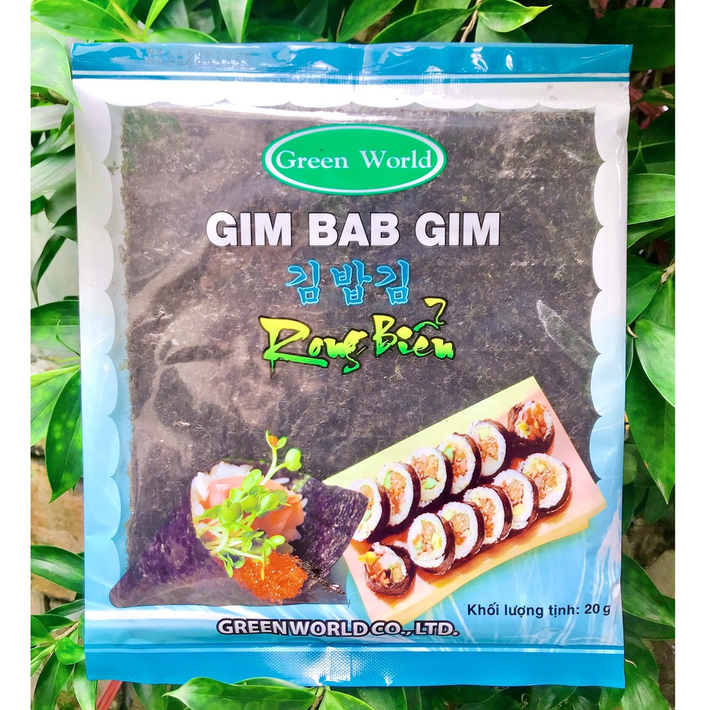 Lá Kim Cuộn Cơm GreenWorld 10 Lá